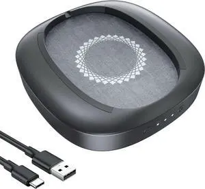 MEKASS Ultra-Silent Mouse Mover, Mouse Jiggler with Adjustable Interval Timer, Mouse Jiggers Device with ON/Off Switch, Driver-Free Mouse Shaker for Keeping The PC Active (Space Gray)