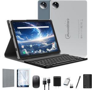 2024 Latest 10.1 Inch Android 14 Tablet, 128GB ROM+14(8+6)GB RAM/512GB Expandable, Octa-Core Tablet, Dual 4G Cellular Tablet with Keyboard, 13MP+8MP Camera, 8000mAh Battery, 5G WiFi/Bluetooth 5.0/GPS