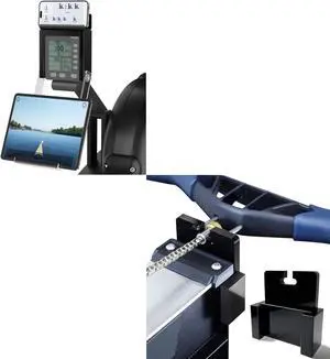 PeloFamily Phone & Tablet Holder Compatible with Concept 2 Rowing Machine PM5, Handlebar Holder Compatible with Concept 2 Rowing Machine Model D&E and Rowerg
