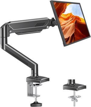 Single Monitor Arm Desk Mount Fits 13 to 32 inch Computer Monitor, Holds 4.4 to 19.8lbs VESA Monitor Mount, Adjustable Monitor Stand with Clamp/Grommet Mounting Base, 75/100mm Bracket Mount, Freelift