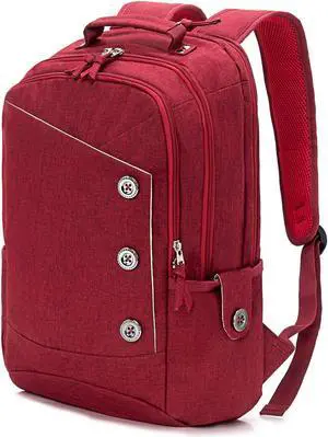 OPOALO Laptop Backpack for Women Work Travel Backpack Purse Computer Bag Teacher Doctor Nurse Bags, College Backpack Daypack with USB Charging Port, 15.6 Inch