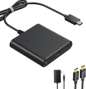 OLCLSS PS VR2 Adapter Compatible with PS VR2,PS VR2 PC Adapter,Adapter Power Kit and DisplayPort Cable,Expand PS VR2 Game Library to Play Games on PC