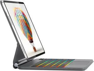 Magic Keyboard Case for iPad Air 11 inch M2 2024 & iPad Pro 11 Inch (4th/3rd/2nd/1st Gen), iPad Air 5th/4th Generation Case with Keyboard, Floating Cantilever Stand, Multi-Touch Trackpad, Backlit Keys