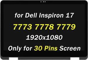 Replacement for Dell Inspiron 17 7773 7778 7779 LCD Display 17.3" FHD 1920X1080 LCD LED Touch Screen Digitizer Assembly with Bezel