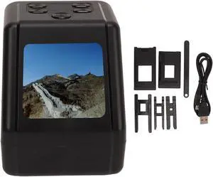 Image, Multiple Film Size Options, Fast Scanning - Convert 135 126 110 8mm Slides to 22MP JPG Digital Photos with 2in Screen Slide Scanner Digital Photo Negative Scanner