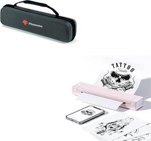 Phomemo M08F Wireless Tattoo Transfer Stencil Printer with Gray Case