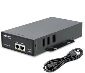 Starlink Gen 3 PoE Injector Gigabit, 3 in 1 Starlink Ethernet Adapter Gen 3 with 6KV (10/700us) Surge Protection, 100-240Vac Input & 150W 55V Output for Starlink V3, PT-PSE109GXRN