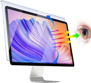 Qoosea Blue Light Blocking Screen Protector: 27-28 inch Computer Monitor Screen Protector Screen Filter Reducing Eye Strain Blue Light Screen Protector HD Easy To Install