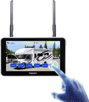Haloview Byte Tango BT-M6T Wireless 1080P 5.5" Touch Monitor for RV