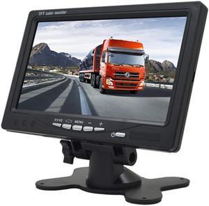 SallyBest(r) 7'' TFT Color LCD Screen 2 Video Input Car Rear View Headrest Monitor for Car Rearview Cameras, Car DVD, Serveillance Camera, STB, Satellite Receiver and Other Video Equipment