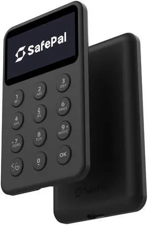 SafePal X1 - Open-sourced Bluetooth Cryptocurrency Hardware Wallet, Cold Storage for Bitcoin, Ethereum, Solana and More Tokens & NFTs, Secure Private Key, Mnemonic Phrase in Cold Wallet