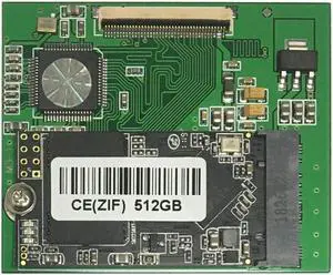 SELLTOONE 512GB CE ZIF PATA SSD for iPod Classic 6th 7th iPod Video 5Gen 5.5th HDD Replace MK3008GAL MK1634GAL MK8010GAH Solid State Drive (512GB)