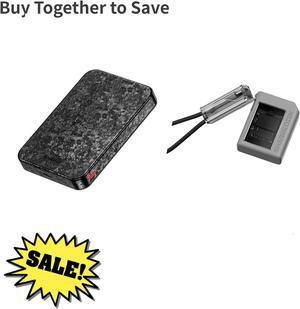 SHARGE Disk SSD Enclosure& CarbonMag 10K Qi2 Magsafe Charger