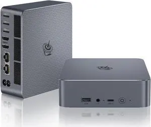 Beelink EQI12 Mini PC,Intel 12th Gen Core i3-1220P (10C/12T,up to 4.4GHz),Mini Computer with 16GB DDR4 RAM 500GB M.2 2280 PCle 4.0x4 SSD,4K Dual Screen Display/WiFi6/BT5.2/USB3.0/Dual Gigabit LAN