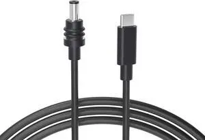 Steinwhale DC to USB-C Power Cable Cord 19AWG for Starlink Mini 15M/50FT, Waterproof Barrel Jack for Outdoor Use, Support 100W 20V/5A PD Input, Compatible with USB-C Power Bank Charger Power Supply
