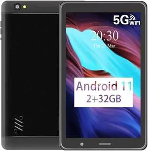 SZTPSLS 8 inch Android 11 Tablet, 16GB Storage 128GB TF Expansion Tablets, Quad-core A7 Processor 800x1280 IPS HD Touchscreen Dual Camera Tablets, Support WiFi, Bluetooth