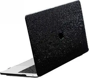 Teazgopx Bling Rhinestone Case Compatible with MacBook Air 13 inch 2022 2021 2020 2019 2018 Release M1 A2337 A2179 A1932 Touch ID,Glitter Sparkle Diamond Case Fashion Luxury Shiny Crystal Hard Shell