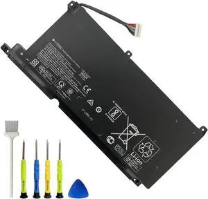PG03XL 52.5Wh Battery Replacement for HP Pavilion Gaming 15-DK 15-EC 16-A0032DX 16-A0035NR 15-EC0013DX 15-EC1073DX 15-DK0055NR 15-DK0125TX OMEN 5X FPC52 L48495-005 HSTNN-DB9G L48430-AC1 11.55V 4323mAh