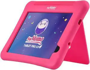 SoyMomo Tablet Pro 2.0 for Kids, Parental Control with Remote Blocking, Cyberbullying Detector, WiFi, Bluetooth, 8" Screen, 64GB Memory, 4GB RAM, Camera, 5000 mHa, Includes Silicone Case (Pink)