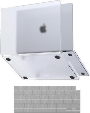 Soonjet for MacBook Pro 16 inch Case M4 2025 2024-2021 M3 M2 M1 Pro/Max [Same as Bare MacBook] Protective Hard Shell + Laptop Keyboard Cover - Matte Clear