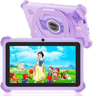 Kids Tablet, 7 inch Tablet for Kids, 32GB Toddler Tablets with Case Included, Parental Control, Dual Camera, Educational Apps, GMS, WiFi (Purple)