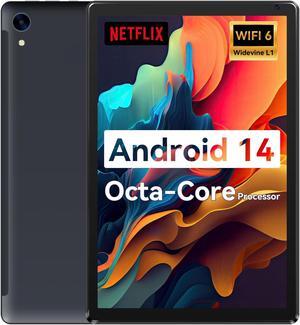 Tablet,10.1" Android Tablet with Octa-core Processor 10GB (4+6GB) RAM 128GB ROM HD IPS Touchscreen 8H Battery, Wi-Fi 6, BT 5.0, Dual Camera, Google Tablets