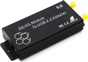 SUPERPLUS NGFF(M.2) to USB 2.0(Type C) Adapter with SIM Card Slot and Auxiliary Power Interface for WWAN/LTE Module