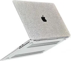 Teazgopx Bling Rhinestone Case Compatible with MacBook Pro 15 Inch 2019 2018 2017 2016 Release (Model:A1990 A1707),Glitter Sparkle Diamond Case Fashion Luxury Shiny Crystal Hard Shell for Women Girls