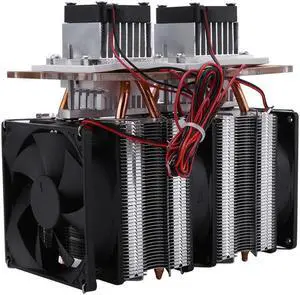 Core Semiconductor Refrigeration Thermoelectric Peltier Air Cooling Dehumidification Equipment DIY Kit 144W DC12V 15A Peltie Cooler for Small Refrigerators Air Conditioners Pet