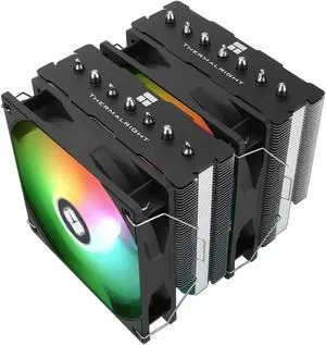 Thermalrlght Phantom Spirit 120 SE ARGB CPU Air Cooler,7 Heat Pipes CPU Cooler,Dual 120mm TL-C12B-S V2 PWM Fan,AGHP 4.0 Technilogy,S-FDB Bearing,for AMD AM4 AM5/Intel 1700/1150/1151/1200/1851