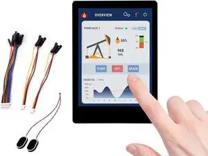 ESP32-S3 Development Board with 2.8inch Capacitive Touch Screen 240x320 IPS Display, 32-bit LX7 Dual-Core Processor, Support W-i-F-i & Blue-Tooth,Multiple Peripherals Interfaces, with 2030 Speaker