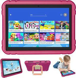 VNEIMQN Tablet for Kids, 10 Inch Kids Tablet, 4GB 64GB, Octa-core CPU, Android 13, 1280 * 800 HD Display, 8000mAh Battery, WiFi Children Kids Content Parental Control