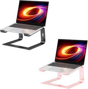 Urmust Detachable Laptop Stand Rose Gold + Detachable Laptop Riser Black