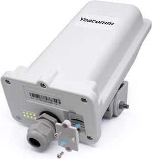 Yeacomm Outdoor 4G LTE Router with SIM Card Slot, CAT4 150Mbps CPE IP66 Waterproof Router with POE Adapter,Without WiFi,Not for Verizon