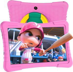 Kids Tablet, 10 inch Tablet for Kids, Android 13 Children Tablet with 3GB RAM 64GB ROM, WiFi, Bluetooth, Dual Camera, 1280 * 800, 8000mAh Battery, Toddler Tablet with Parental Control(Light Pink)