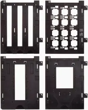 4PCS Upgraded Photo Negative Film Guide Holder 35mm 4X5 120 135 for Perfection V800 V850 V700 V750 Scanner - with Glass