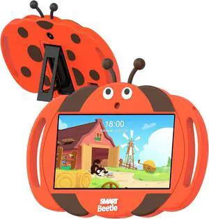 VOLENTEX Kids Tablet, 7 inch Android 13 Tablet for Kids Aged 3-14, 4GB RAM 32GB ROM Toddler Learning Tablets with Shockproof Case, Parental Control, Kids App Pre-Installed