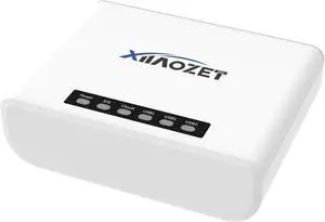 Xiiaozet Wireless USB Server and Print Server, Share a USB Device (Printer, Scanner or More) Over LAN via Ethernet or WiFi Network - Easy Setup (LK100EW)