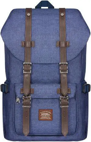 KAUKKO Travel Laptop Backpack Outdoor Rucksack Causal backpack Fits 15.6"(Oxford Blue)