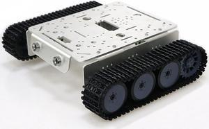 YCKJ Professional Smart Tank Car Chassis with High Torque DC Motors, TP200 Remote Control Metal Robotic Platform Robot Accessories Kit for Arduino Uno, Raspberry Pie, STM32, DIY STEAM Education