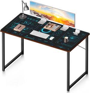 ZOCOZY Large Extended Gaming Mouse Pad, (48" x 24") Big Desk Matt for Desktop, Waterproof Computer Keyboard Mat for Esports Pros/Gamer/Desktop/Office/Home-Cyberpunk Black and Blue