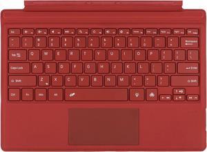 Zoof Type Cover for Microsoft Surface Pro 7+ / Pro 7 / Pro 6 / Pro 5 / Pro 4 / Pro 3, 12.3 inch, Ultra-Slim Wireless 7 Color Backlit Tablet Keyboard with Multi Touchpad Bluetooch (Red with Backlit)