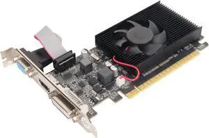 Zunate GT210 1GB DDR3 Graphics Card - 589MHz, PCIe 2.0, DirectX10.1, DVI/VGA with Cooling Fan