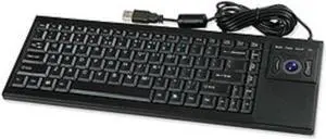 Global Marketing Partners Ione Scorpius P7 Slim Keyboard with Trackball USB