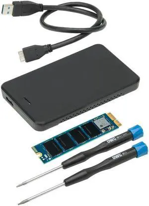 OWC 2.0TB Aura N2 NVMe SSD Upgrade Kit w/ 1TB Express USB 3.0 Compatible with MacBook Pro w/Retina Display (Late 2013 - Mid 2015) and MacBook Air (Mid 2013 -Mid 2017)