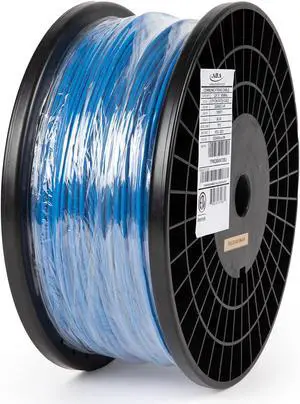 Elite Cat6 Stranded 28AWG (cm Rated) - Ultra Slim Ethernet, 1000ft, Unshielded Twisted Pair (UTP), Pure Stranded Copper, UL Listed, Ultra Flexible, Reel, Blue | Create Custom Patch Cables
