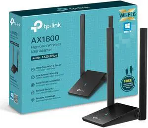 ADAPTADOR TP-LINK AX1800 Dual Band HIGH GAIN WiFi USB