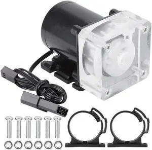 ASHATA CPU Water Cooling Pump 12V Silent Water Cooling Pump Set 600L/H G1/4 Water Cooling Radiator PC Liquid Cooling System