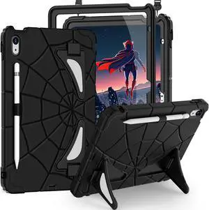 Auizotl Case for iPad (A16) 11'' 11th/10th Generation 10.9'' 2025/2022,Kids Friendly iPad Case 10th Generation with Screen Protector,Heavy Duty Shockproof Cover for i Pad 11.0/10.9 Inch,Black