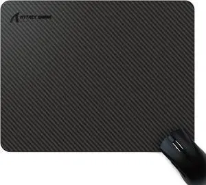 ATTACK SHARK CM04 Carbon Fiber Gaming Mouse Pad,Esports Mouse Mat G240,Durable Non-Slip Natural Rubber Base,High Temperature Resistant & Waterproof Desk Mat for Gamer/Desktop/Office/Home(360x280mm)